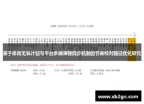 基于体育无氧计划与平台多端课程同步机制的节奏校对路径优化研究